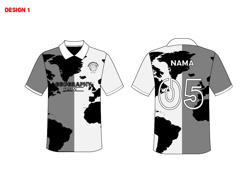 Baju Corak Peta Dunia